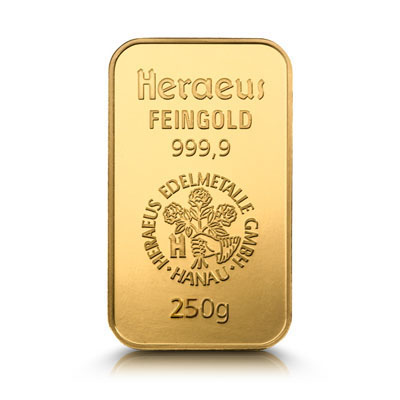 Goldbarren 250 g