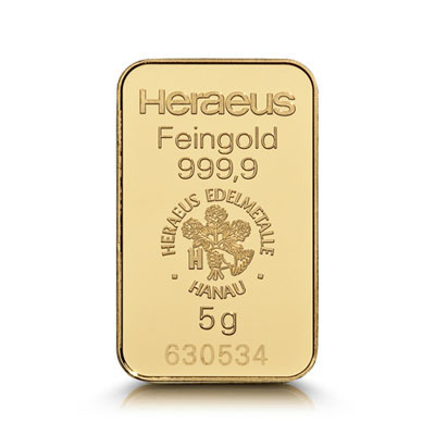 Goldbarren 5 g