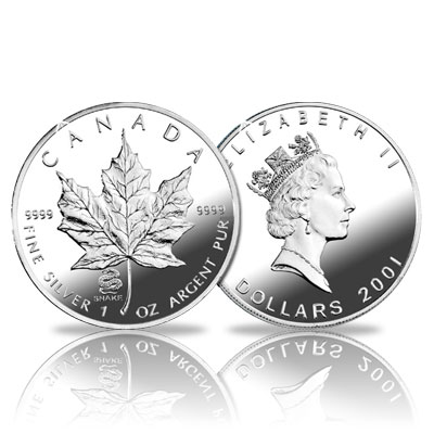 Silbermünzen - 100x Maple Leaf 1 Unze